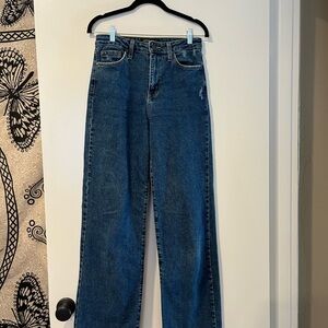 Just Black High Rise Dark Blue Jeans